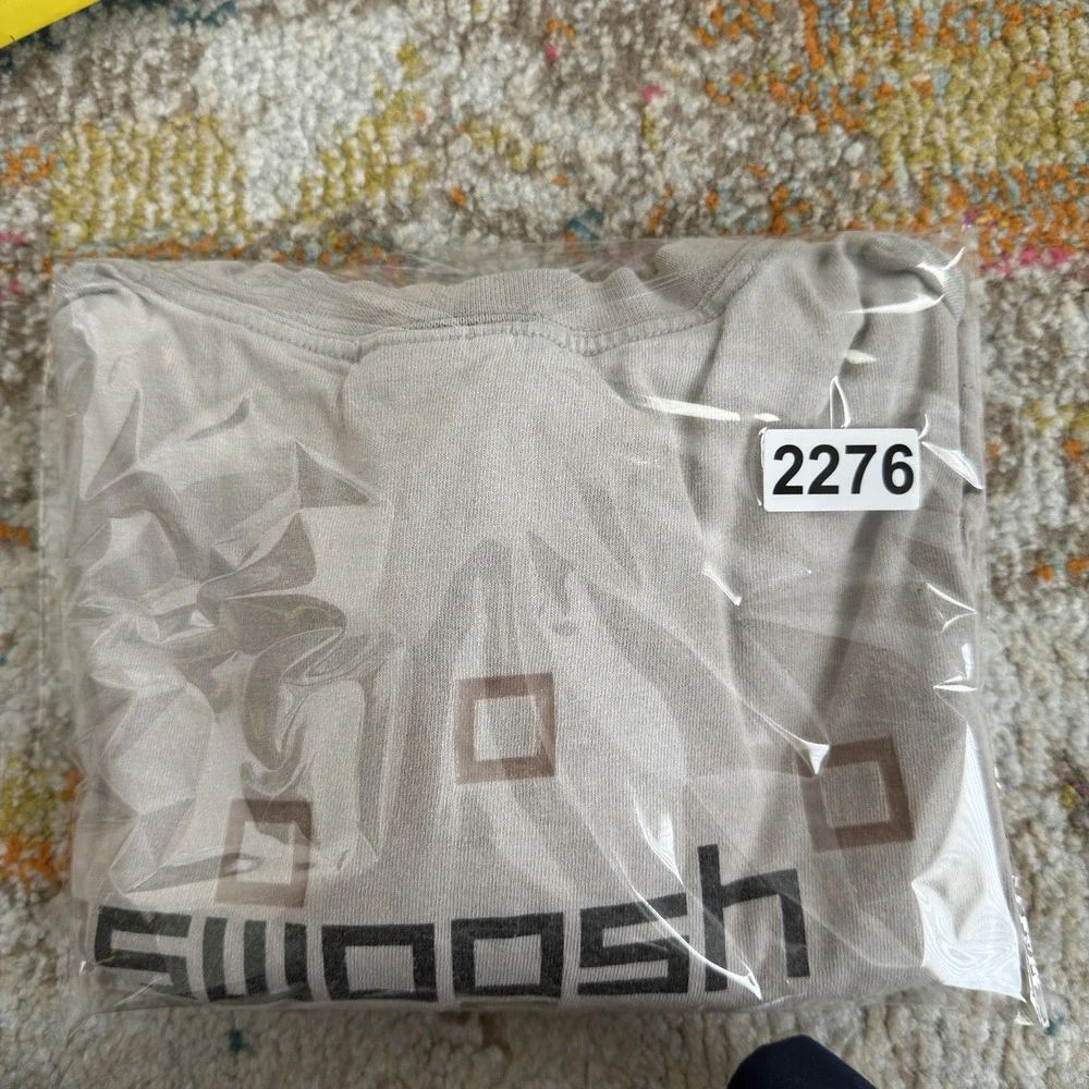 Nike Vintage Y2K Swoosh Graphic T-Shirt Mens XXL Grey Brown Matrix